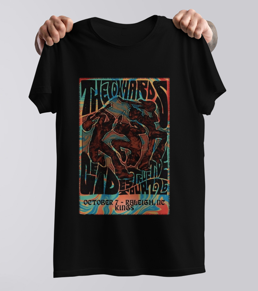 The Toxhards October 7 True Live Tour 2026 Raleigh Nc Kings T-Shirt