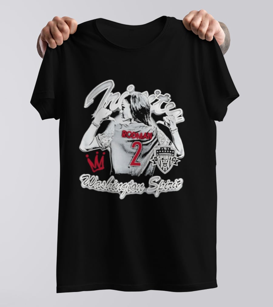 Trinity Rodman Washington Spirit NWSL Crown Number 2 T-Shirt