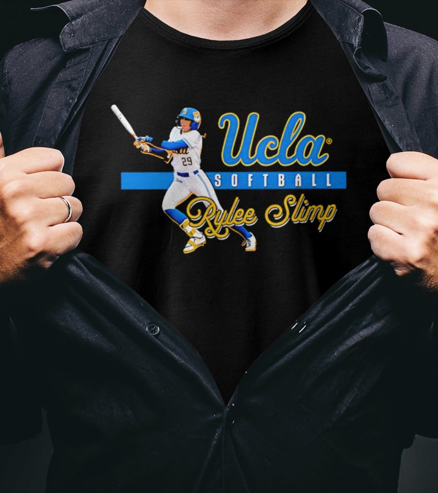 UCLA Softball Rylee Slimp Player Action T-Shirt