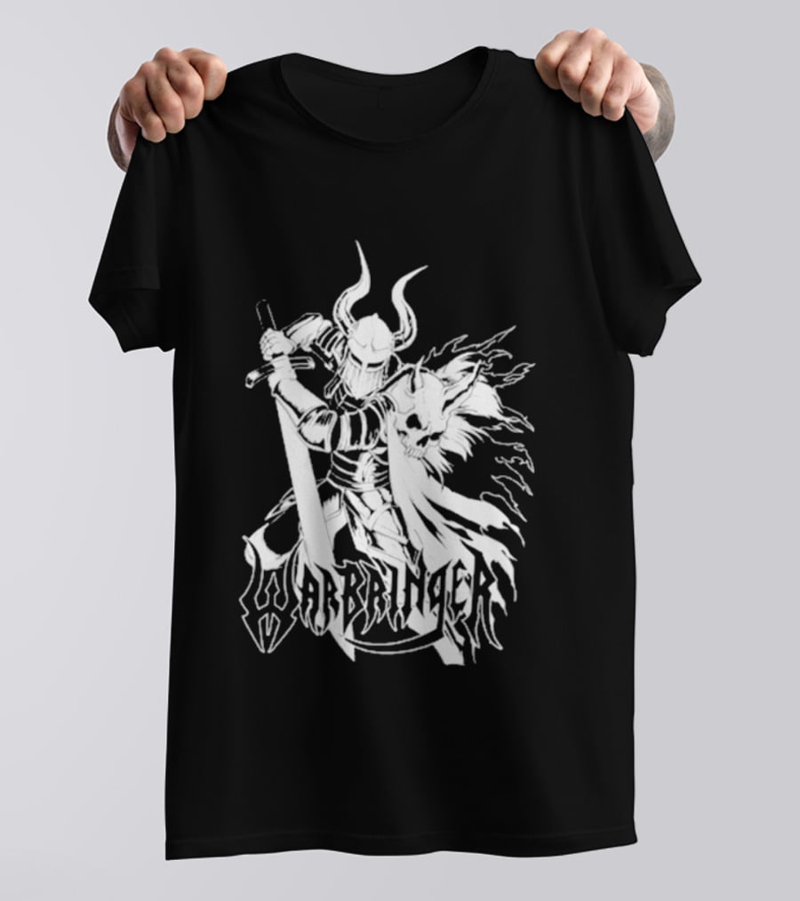 Warbringer Tour 2026 Viking Warrior Fantasy Art With Horned Helmet And Axe T-Shirt