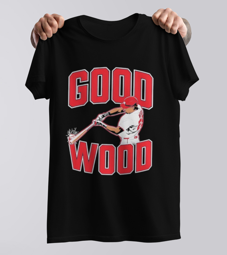Washington Baseball James Wood Good Wood Slugger Swing T-Shirt