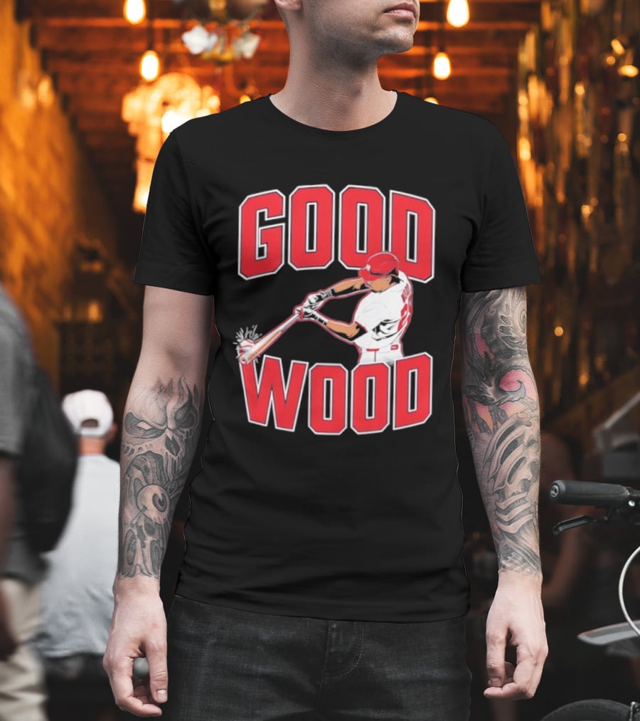 Washington Baseball James Wood Good Wood Slugger Swing T-Shirt