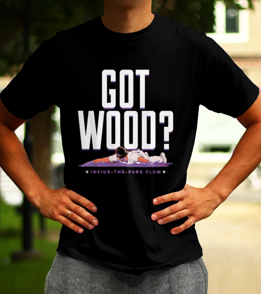 Washington Nationals Baseball Got Wood Inside The Park Slam T-Shirt