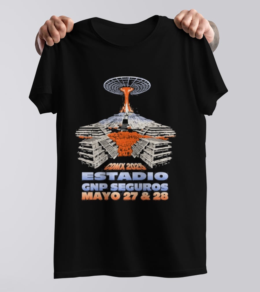 System Of A Down Estadio GNP Seguros Mexico May 27 28 2026 Tour Event T-Shirt
