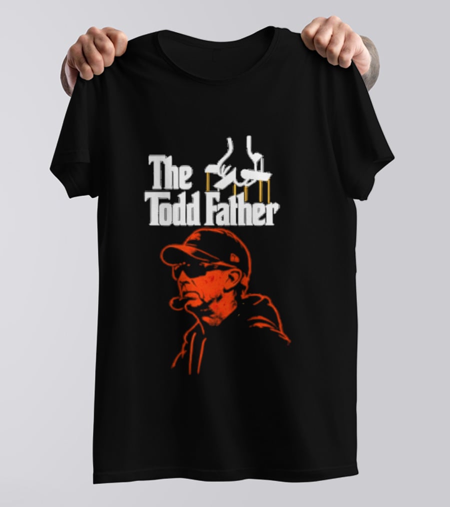 The Todd Father Todd Monken Baseball Themed Fan T-Shirt