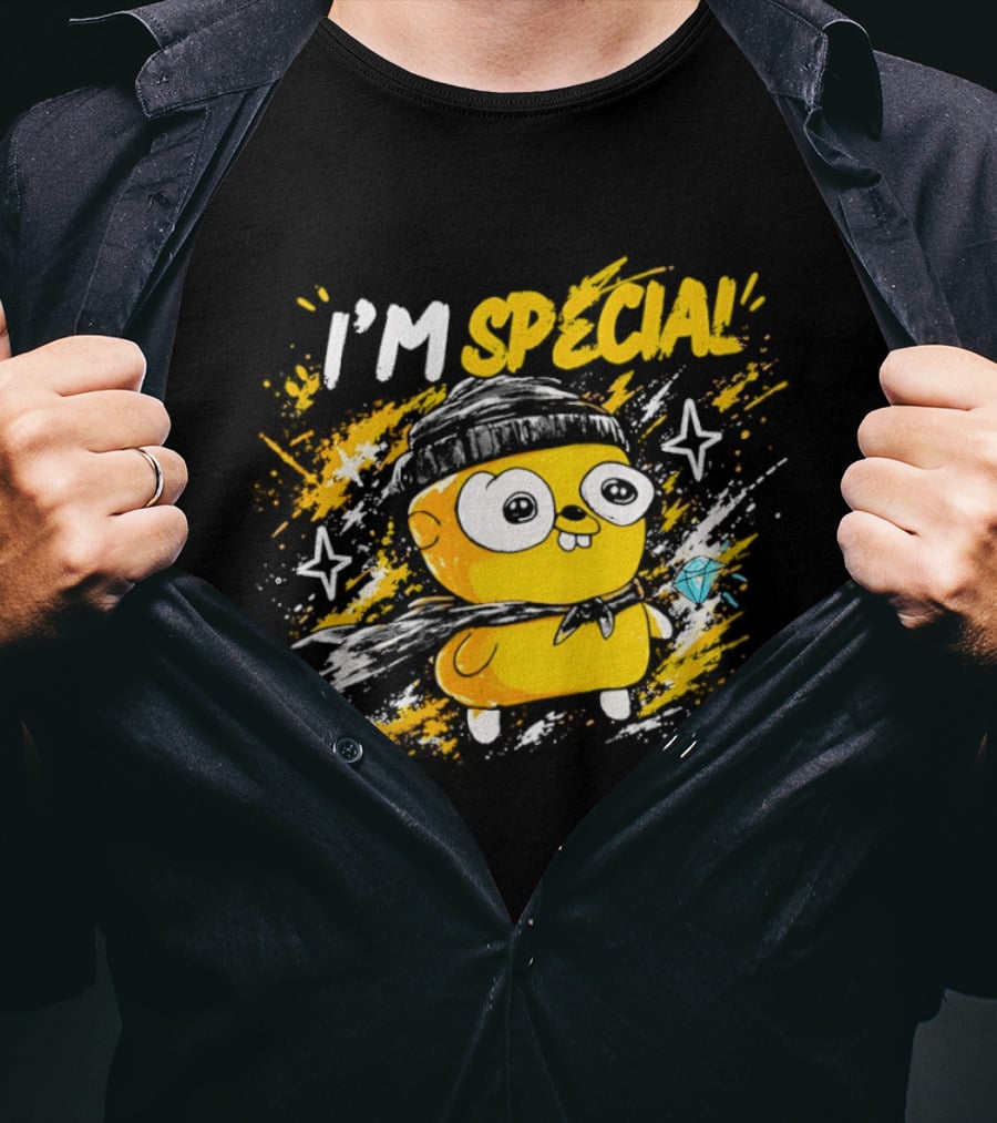 I'm Special Go Gopher Golang Programming Code T-Shirt