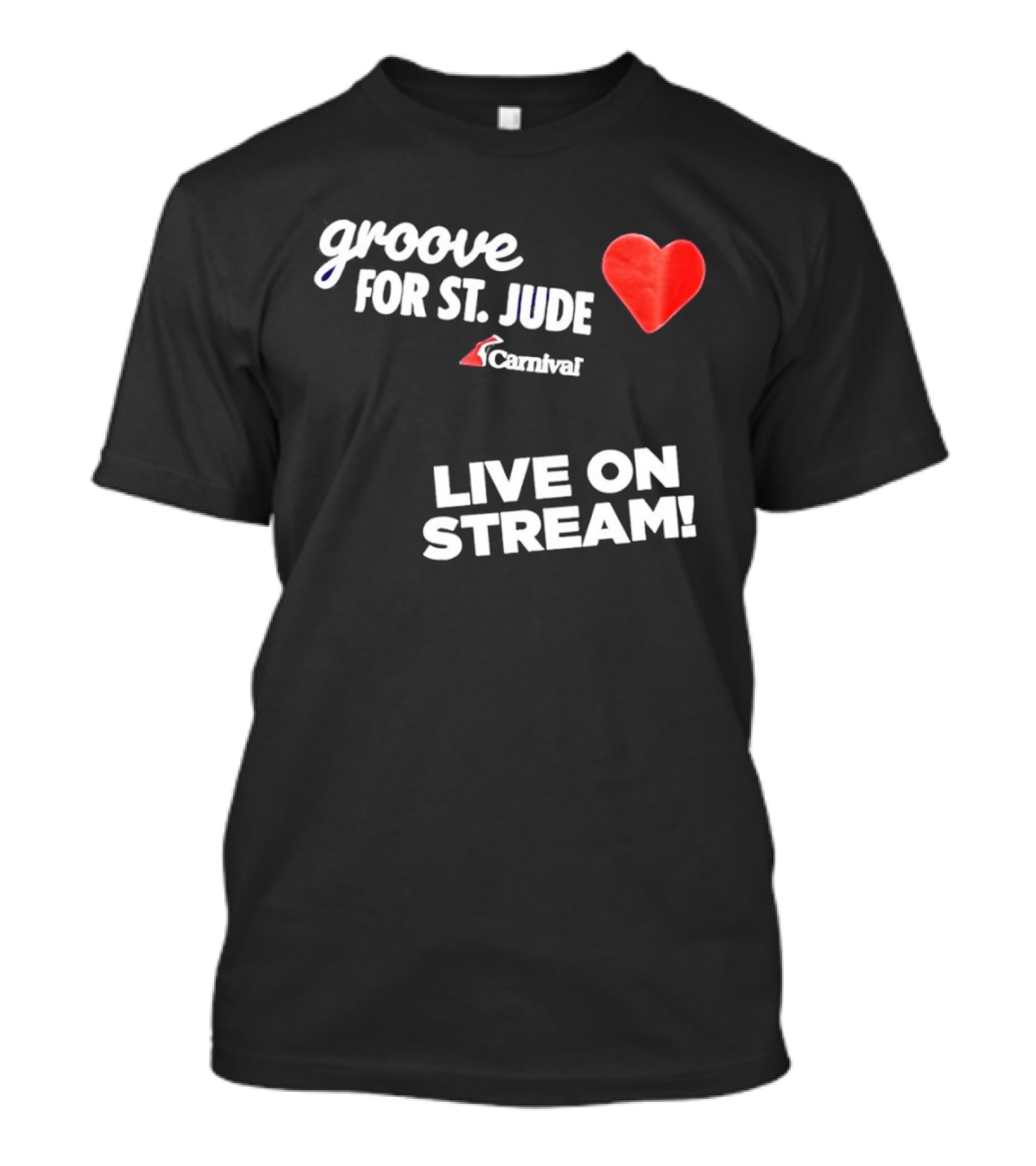 Groove For St Jude Heart Carnival Live On Stream T-Shirt