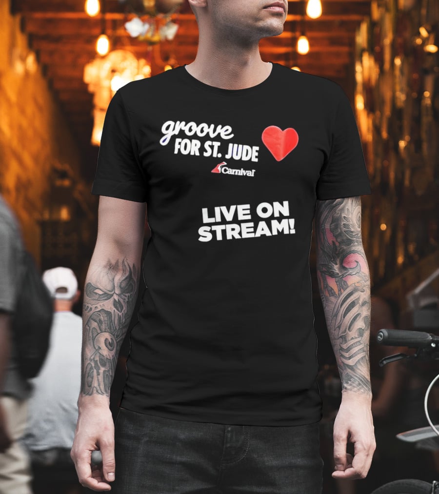 Groove For St Jude Heart Carnival Live On Stream T-Shirt