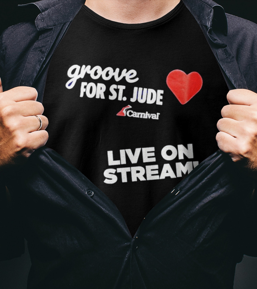 Groove For St Jude Heart Carnival Live On Stream T-Shirt