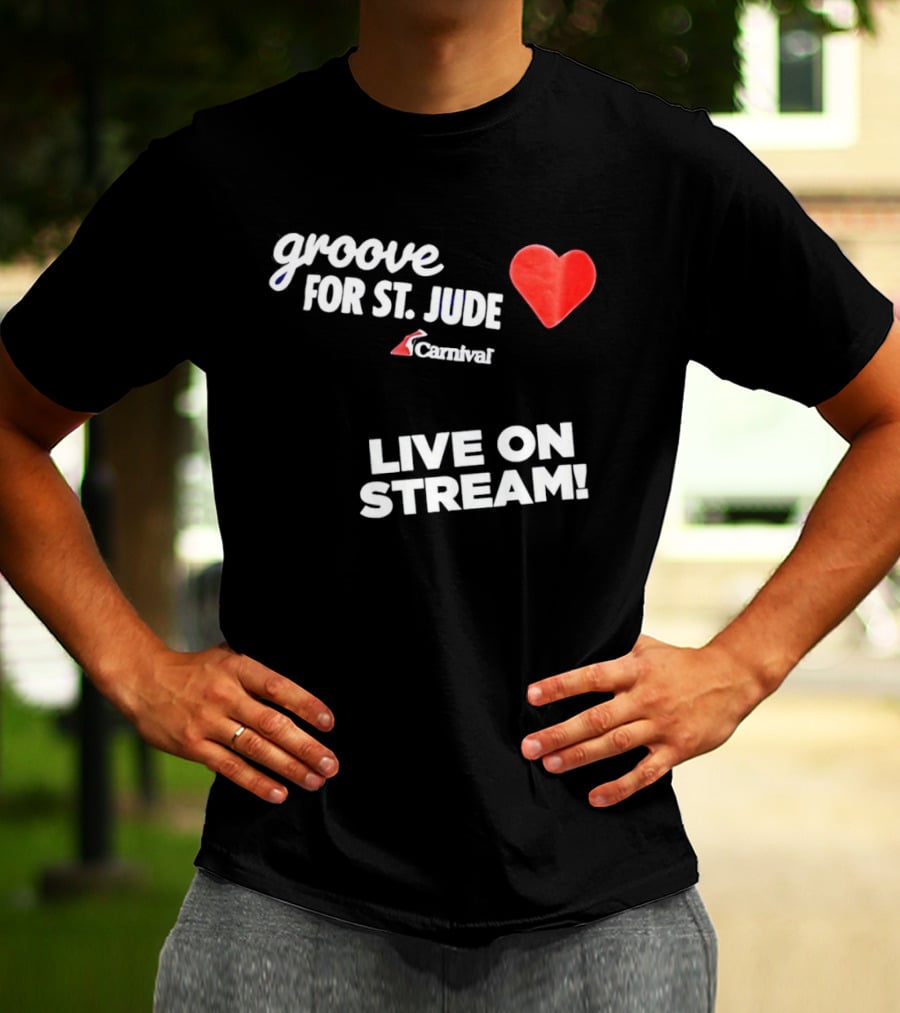Groove For St Jude Heart Carnival Live On Stream T-Shirt