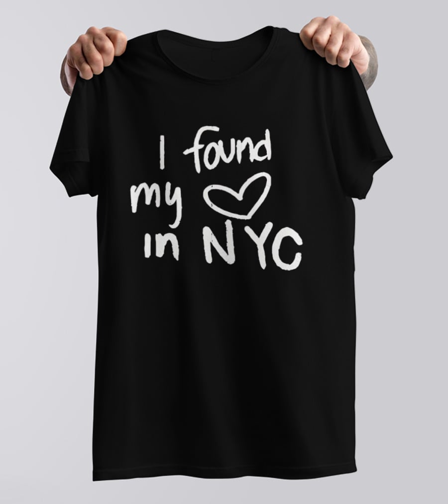 I Found My Love Heart NYC T-Shirt