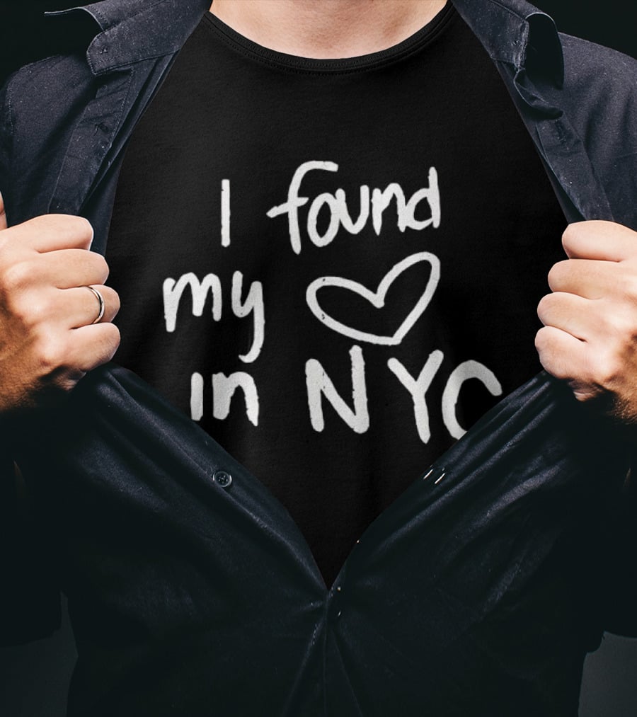 I Found My Love Heart NYC T-Shirt
