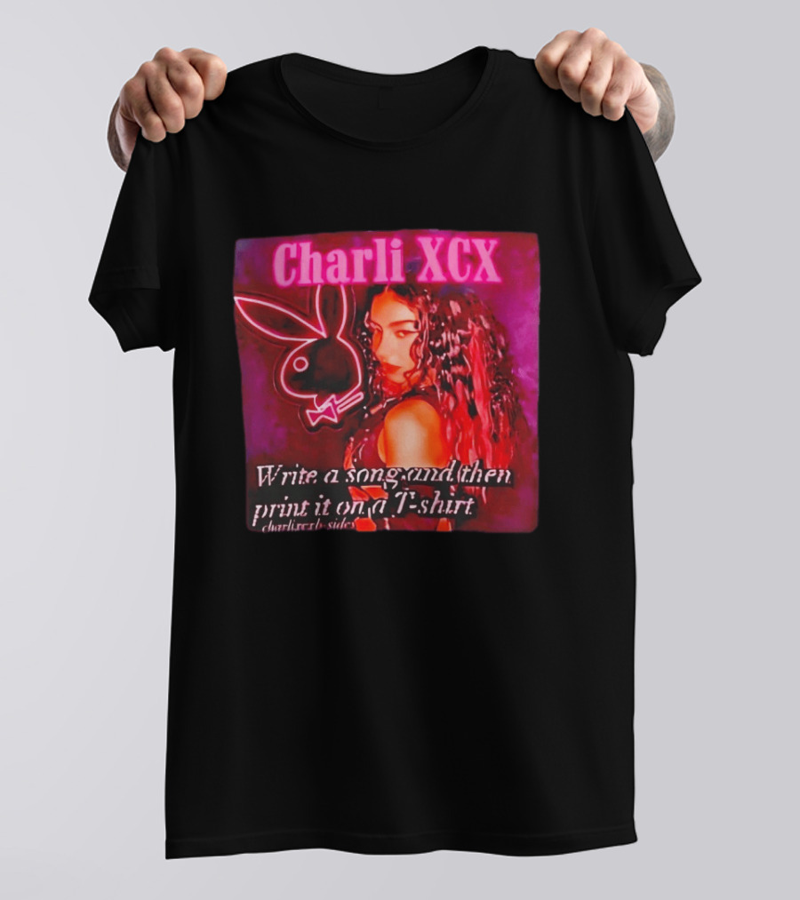 Charli XCX Write A Song And Then Print It On A CharliXCXbySide T-Shirt