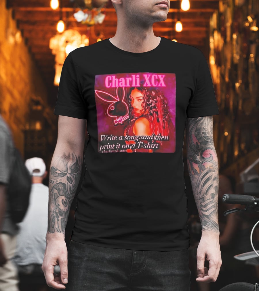 Charli XCX Write A Song And Then Print It On A CharliXCXbySide T-Shirt