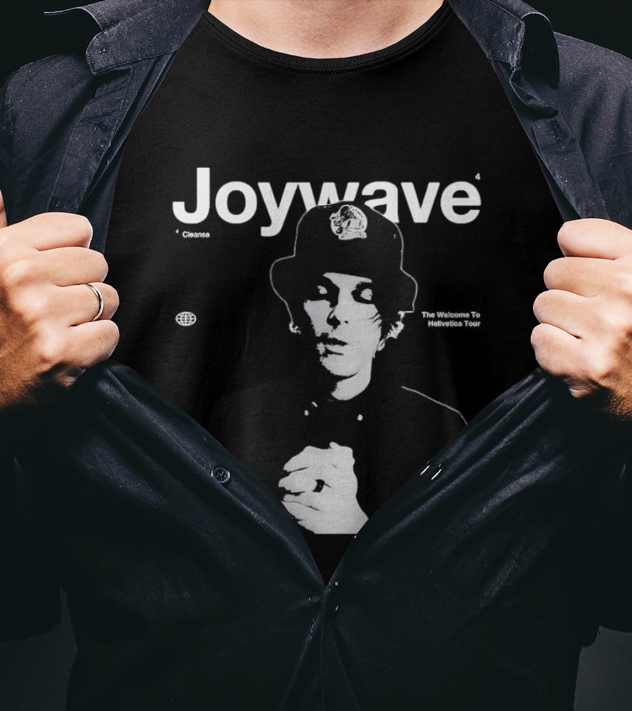 Joywave Daniel Armbruster Welcome To Helvetica Tour Cleanse 4 T-Shirt