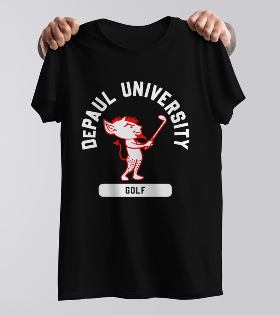 Depaul University Golf Demons Sports Team T-Shirt