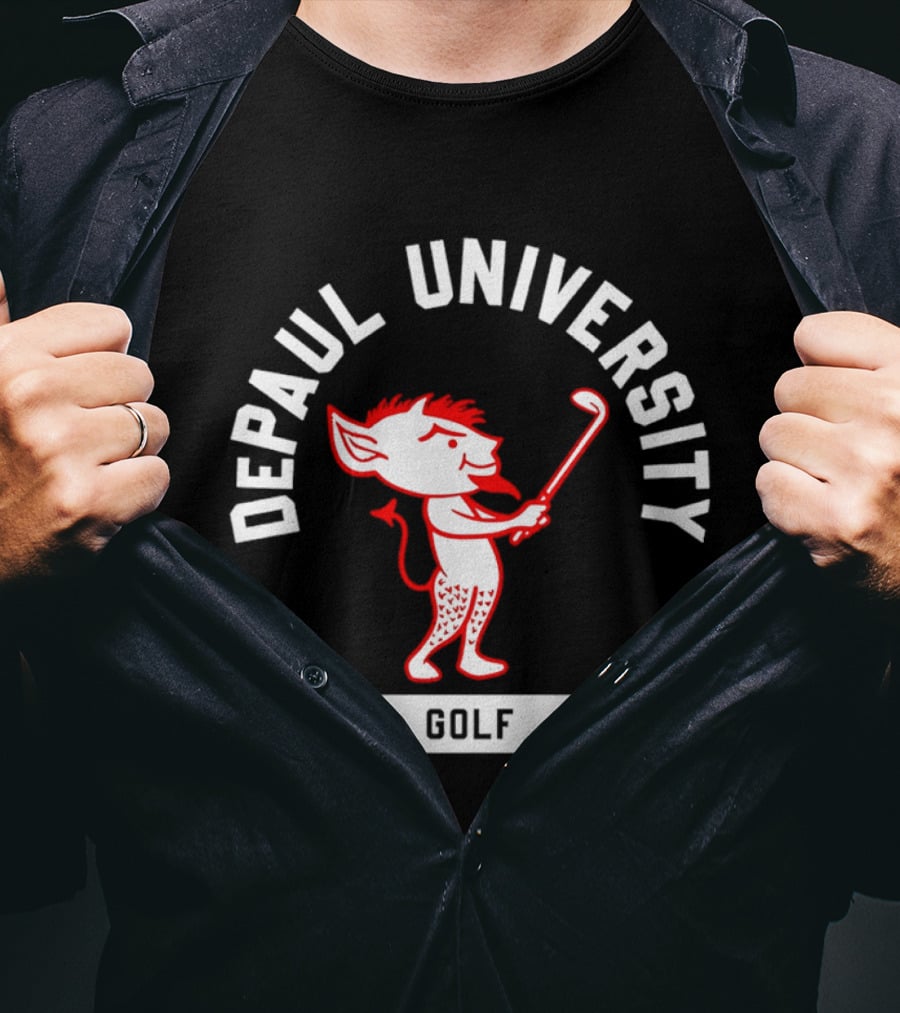 Depaul University Golf Demons Sports Team T-Shirt