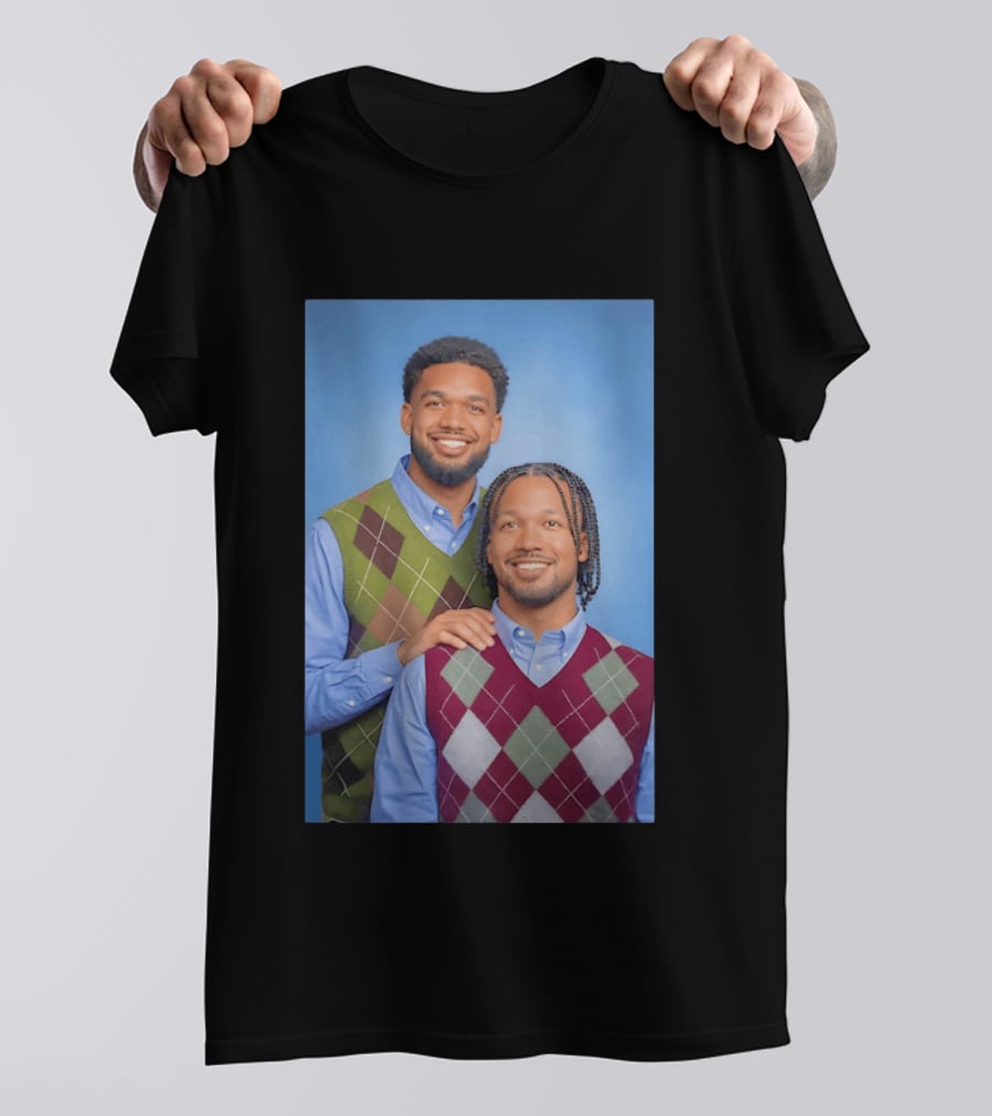 Jalen Brunson Karl Anthony Towns New York Knicks NBA Step Brothers Sweater Photo T-Shirt
