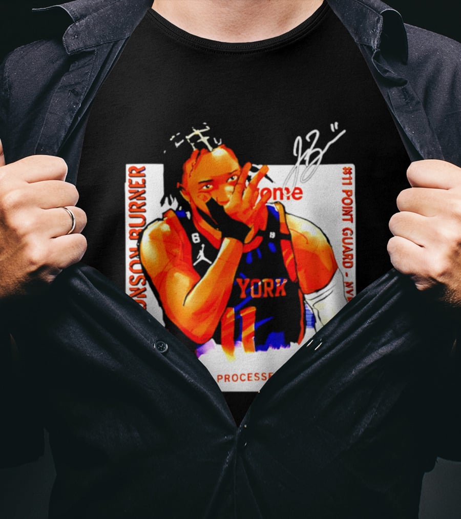 Jalen Brunson Burner New York Kodak #11 Point Guard NYY T-Shirt