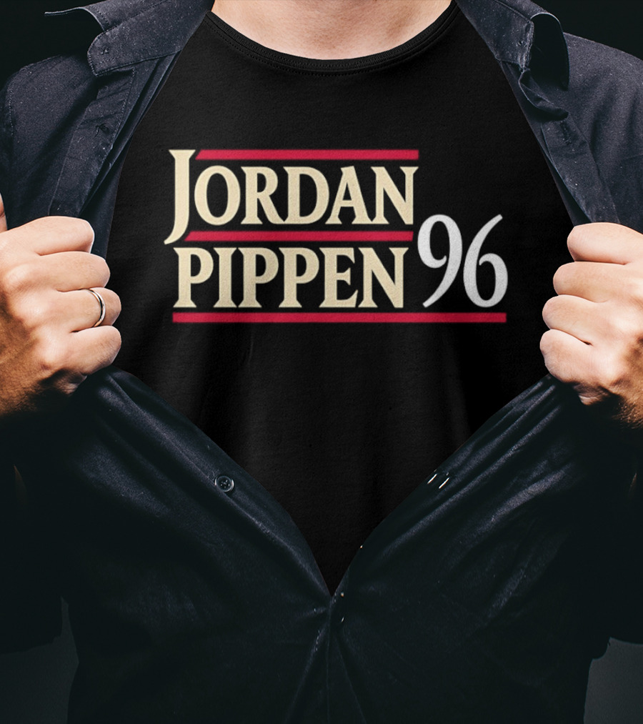 Jordan Pippen 96 Chicago Bulls NBA Classic Stars Dennis Rodman Steve Kerr Phil Jackson T-Shirt