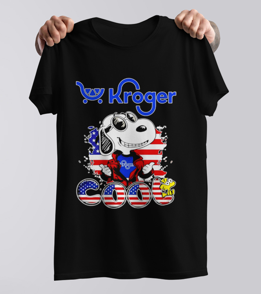 Kroger Snoopy USA Cool 250th Celebration T-Shirt