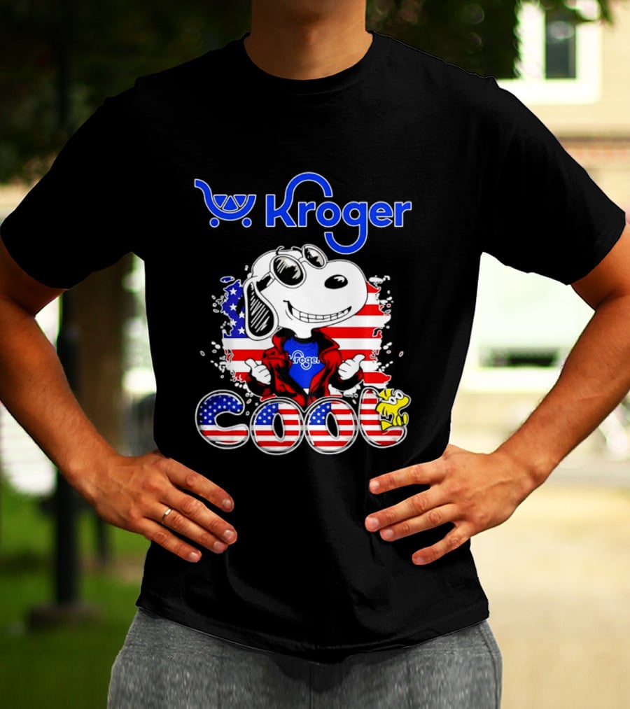 Kroger Snoopy USA Cool 250th Celebration T-Shirt