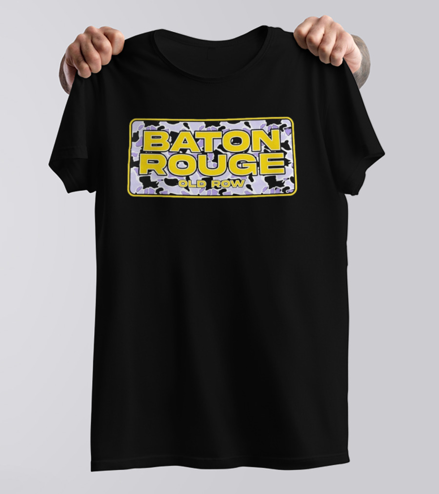 LSU Tigers Baton Rouge Old Row Camouflage T-Shirt