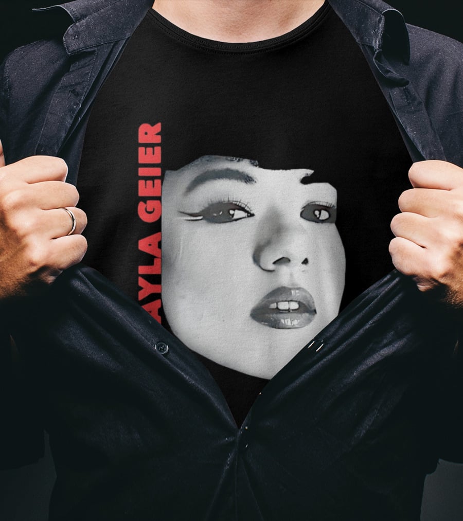 Mikayla Geier UK Tour Bold Monochrome T-Shirt