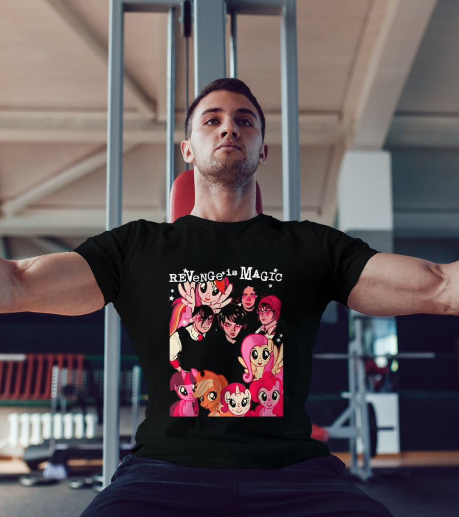 My Chemical Romance My Little Pony Revenge Is Magic Crossover Mashup T-Shirt