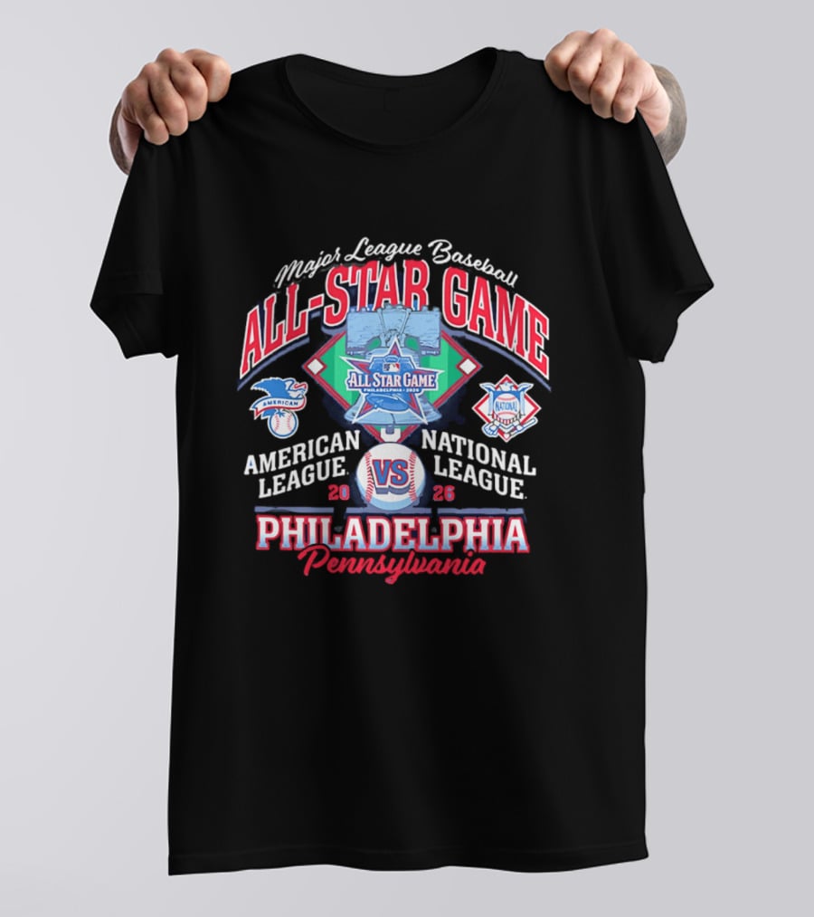 Major League Baseball All Star Game 2026 American National League Philadelphia Pennsylvania T-Shirt