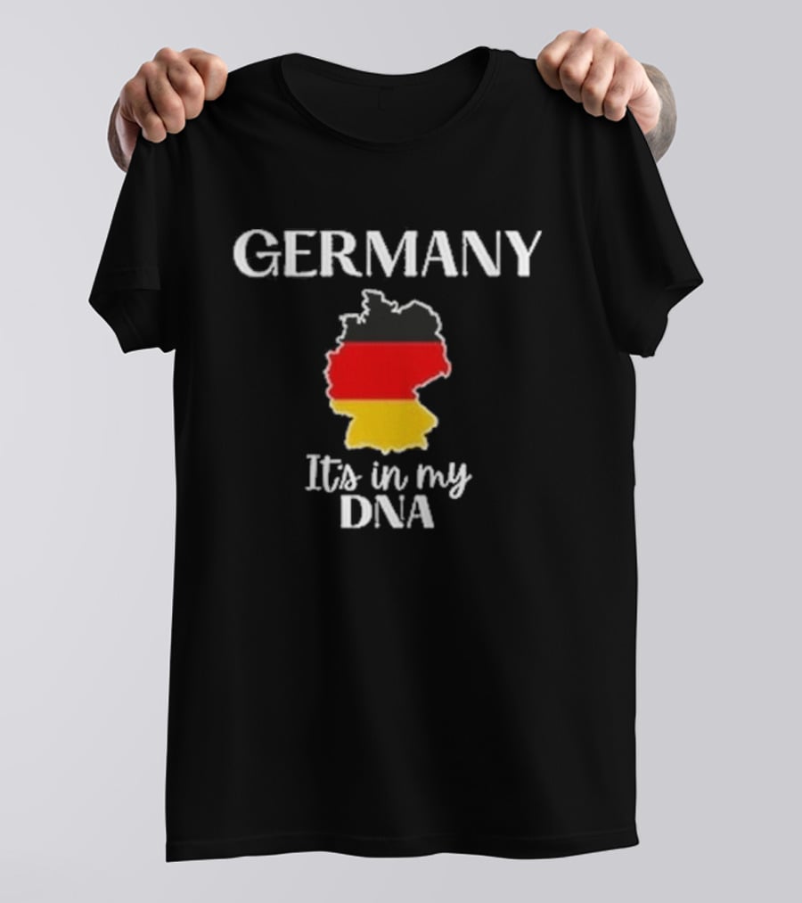 Germany It's In My DNA Map Flag T-Shirt
