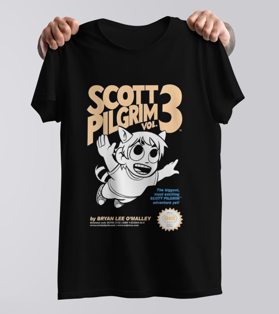 Scott Pilgrim Vol 3 Scott Pilgrim And The Infinite Adventure You By Bryan Lee O'Malley Oni T-Shirt