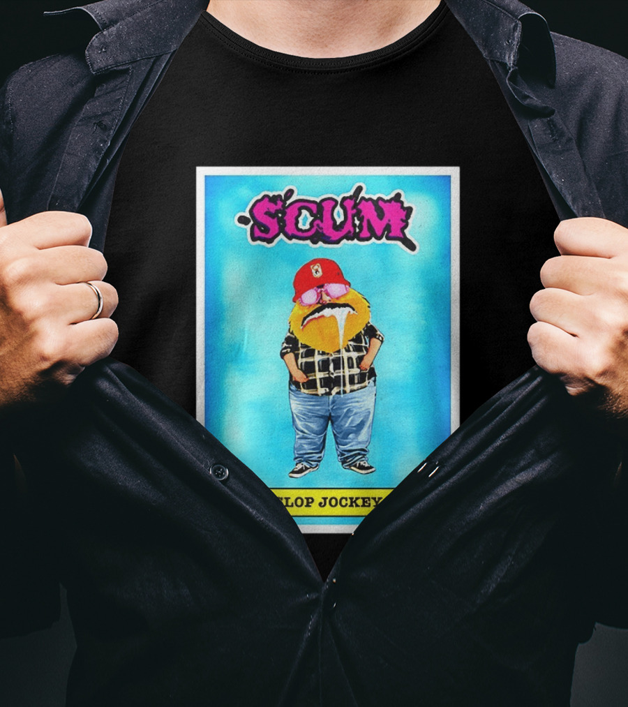 SCUM Slop Jockey Trading Card Gritty T-Shirt
