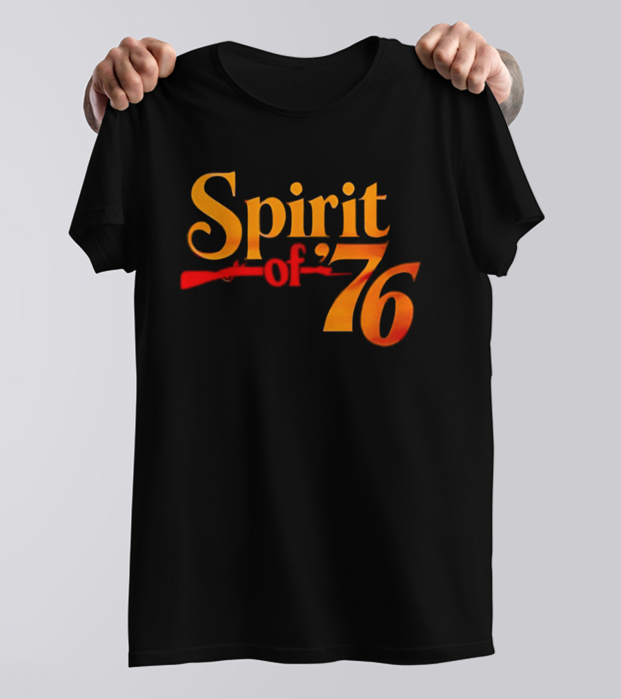 Spirit Of 76 American Revolution Independence Day USA T-Shirt