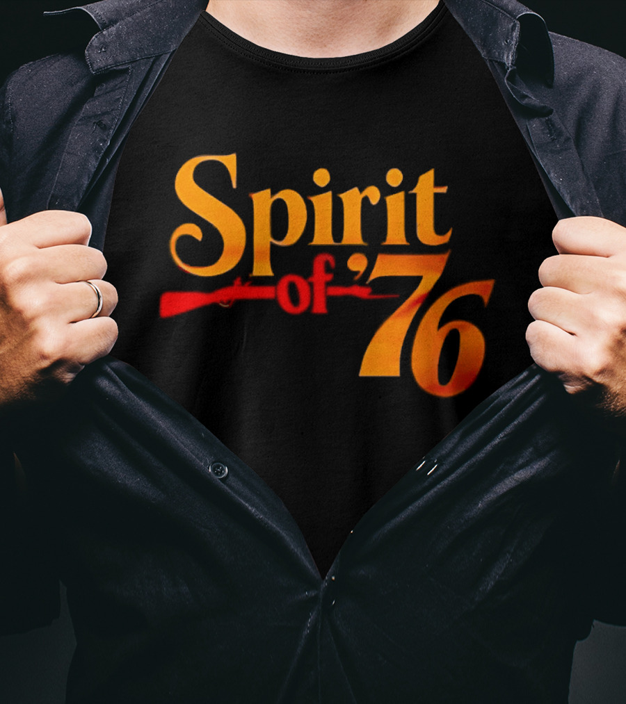 Spirit Of 76 American Revolution Independence Day USA T-Shirt
