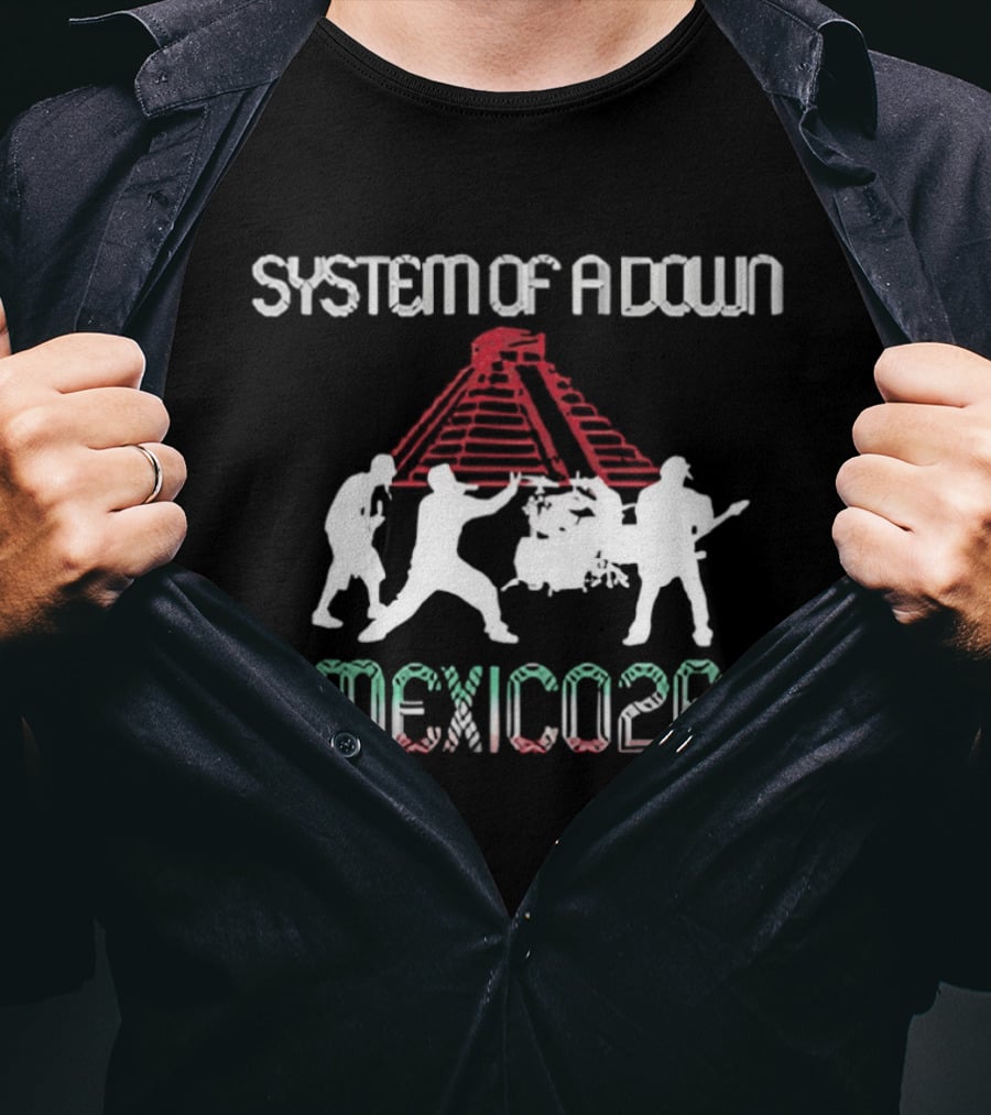 System Of A Down Mexico 2026 CDMX Pop Up May 27 28 T-Shirt