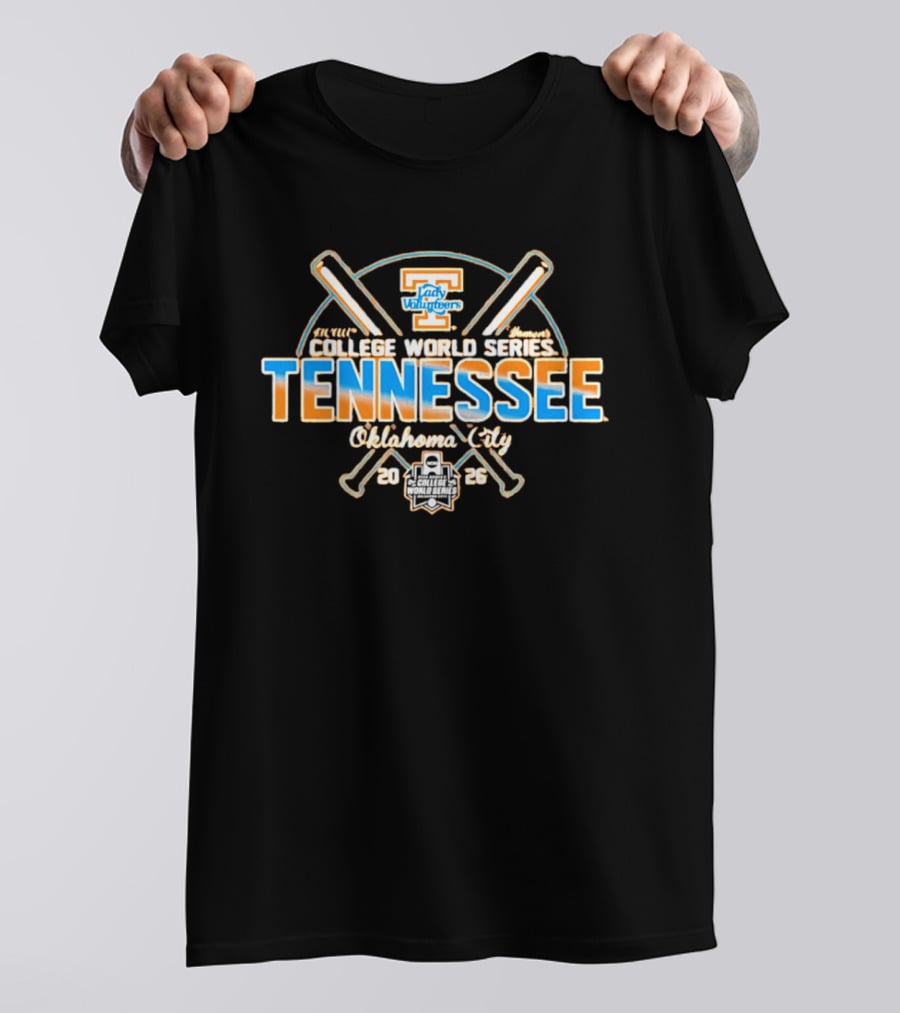 Tennessee Lady Volunteers Softball 2026 College World Series Oklahoma City T-Shirt