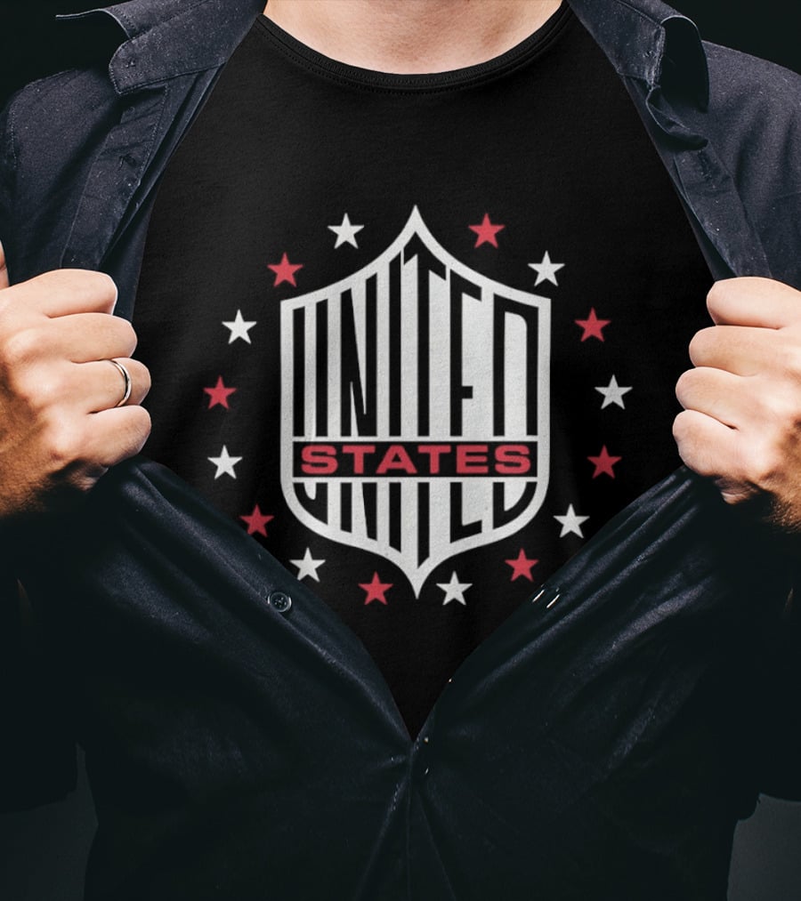 United States National Team Soccer Federation Stars T-Shirt