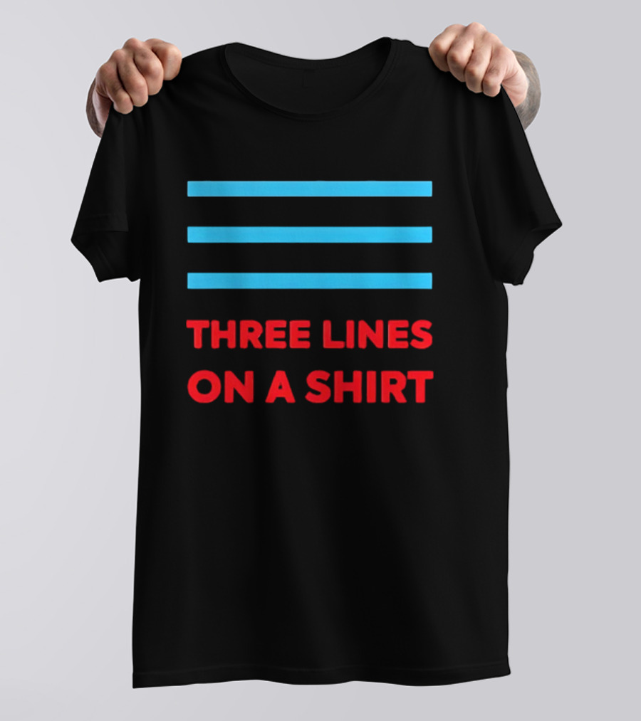 Three Lines On A England Europe T-Shirt