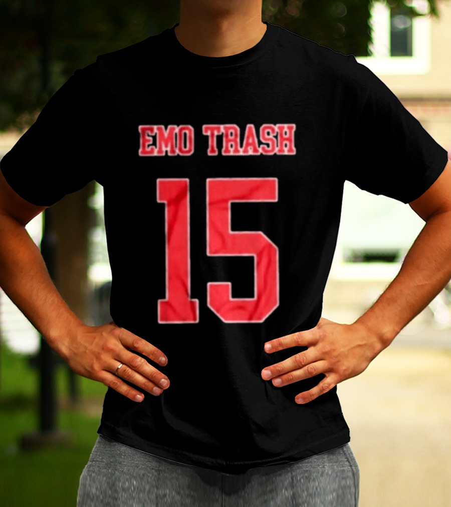 EMO TRASH 15 Retro Sports T-Shirt