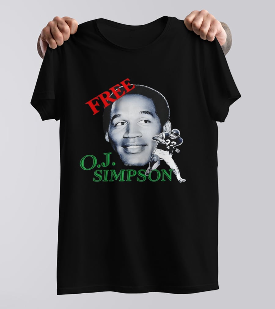 Free OJ Simpson 22 Football NFL Buffalo Team T-Shirt