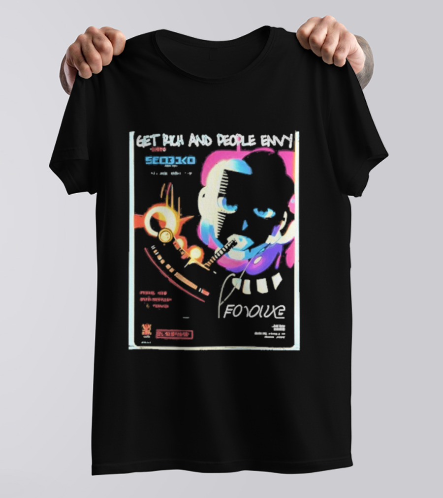 Cyberpunk Get Rich And People Envy Seo31co Forque T-Shirt