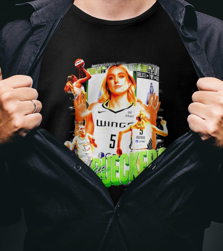 Paige Bueckers Dallas Wings Number 5 Basketball Star T-Shirt