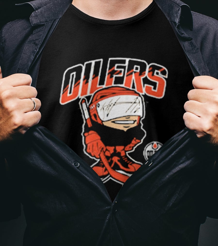Edmonton Oilers Infant Tough Guy Hockey Player T-Shirt