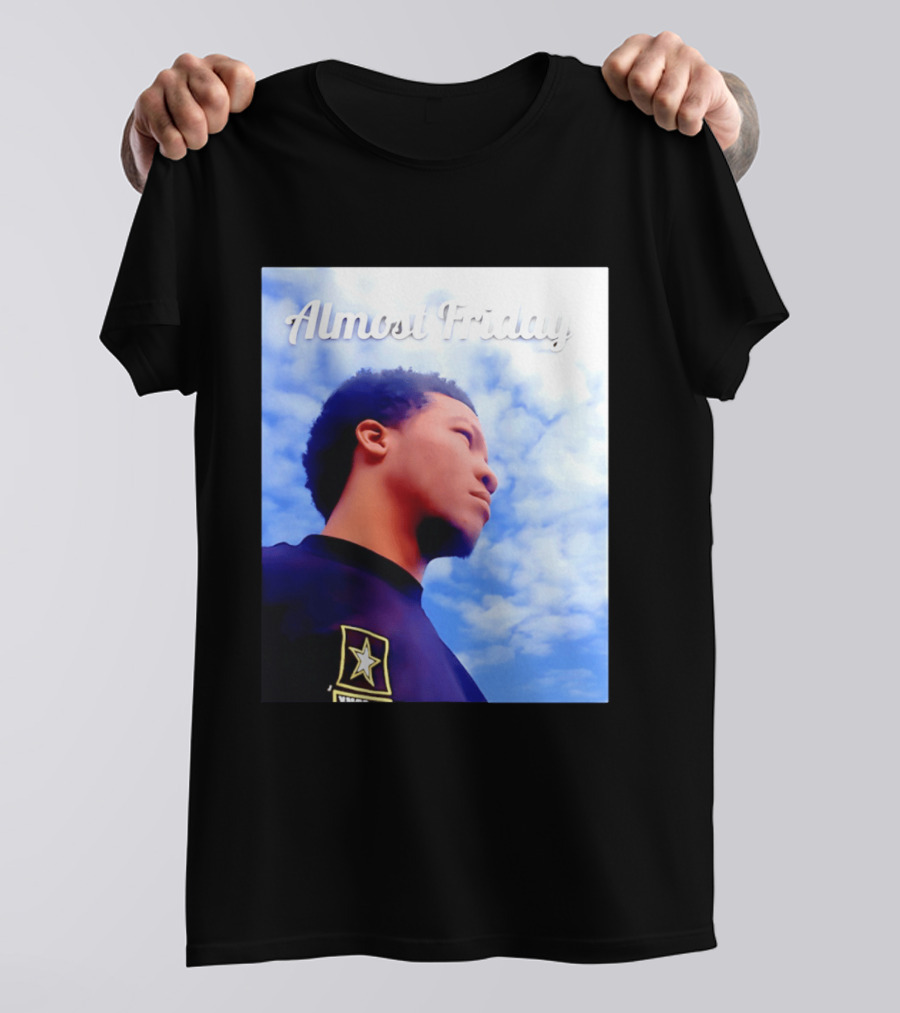 Almost Friday Jalen Brunson NWTS Basketball Sky T-Shirt