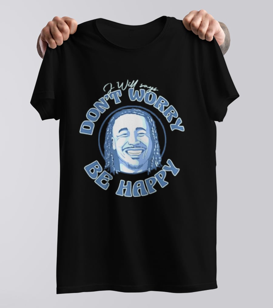 Jaylin Williams J Will Don't Worry Be Happy Smiling Face T-Shirt