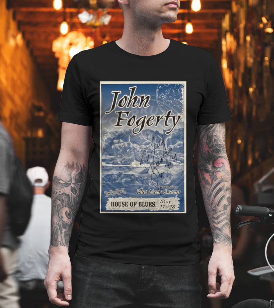 John Fogerty Blue Moon Swamp Tour House Of Blues May 27 28 2026 T-Shirt
