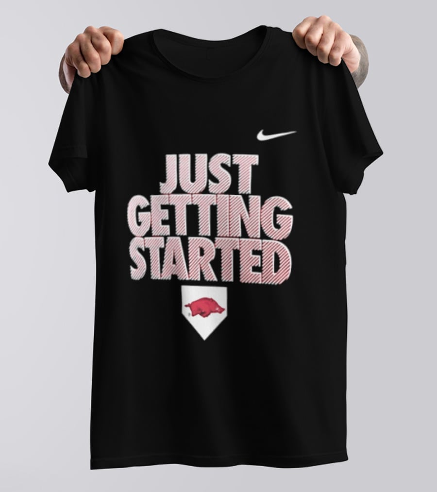 Nike Just Getting Started Arkansas Razorbacks Women's Softball T-Shirt