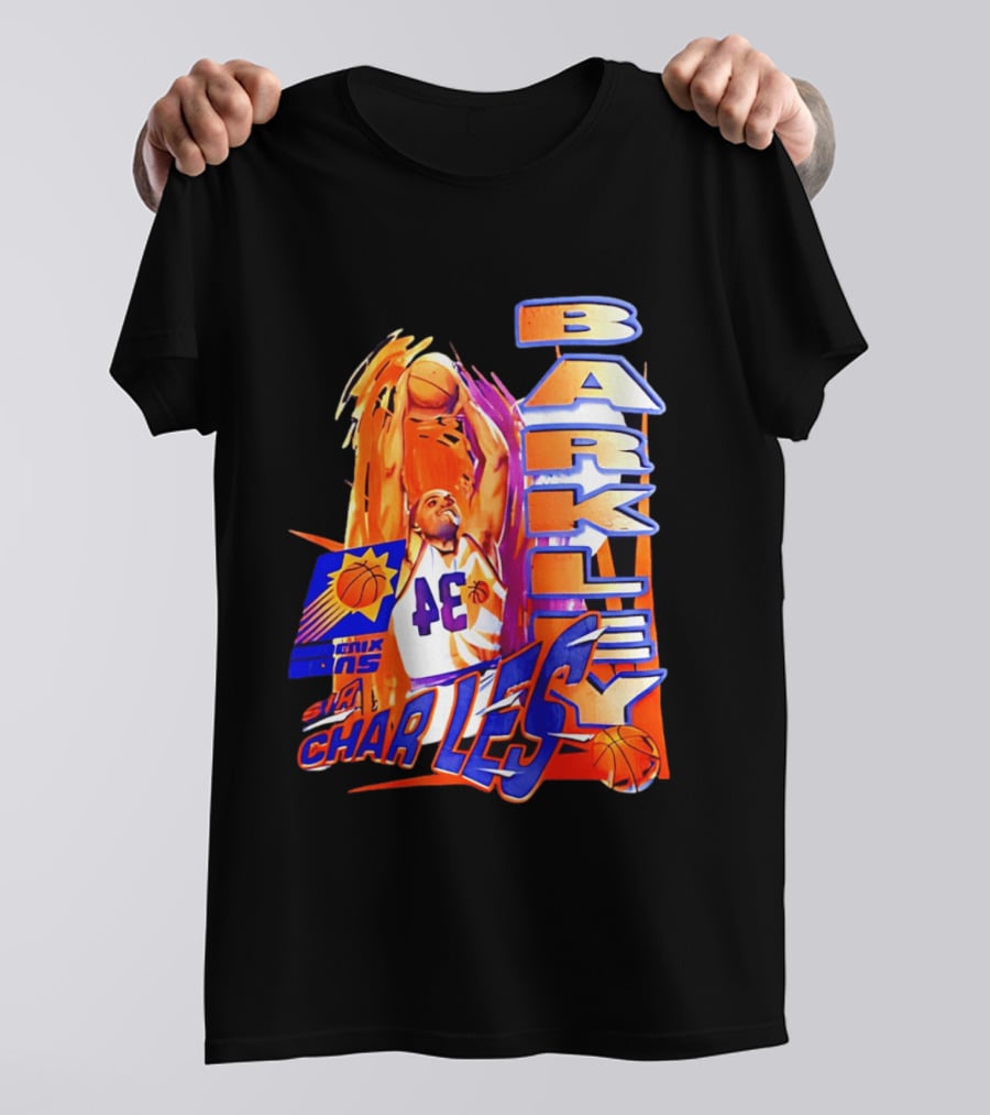 Phoenix Suns Barkley 34 Sir Charles NBA Legends T-Shirt