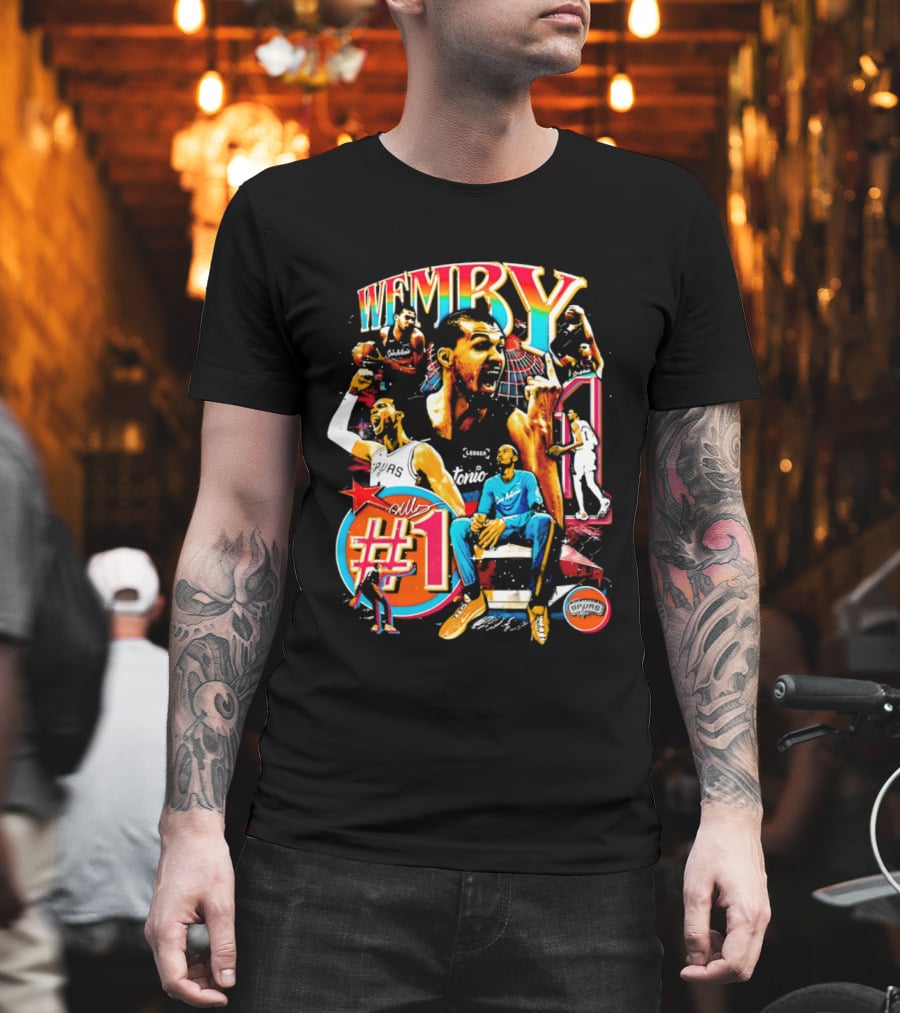 Wemby Victor Wembanyama San Antonio All Number 1 T-Shirt
